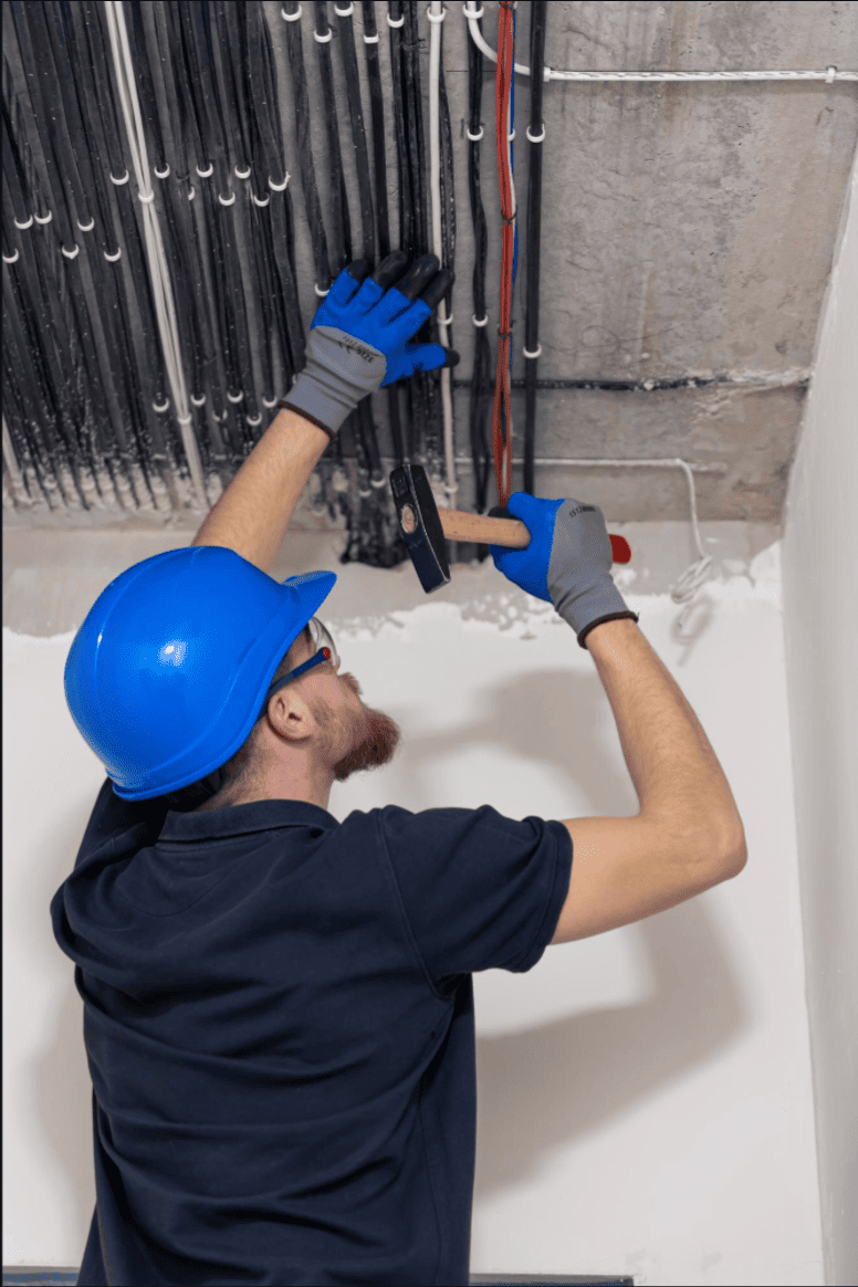 préparation installation électrique