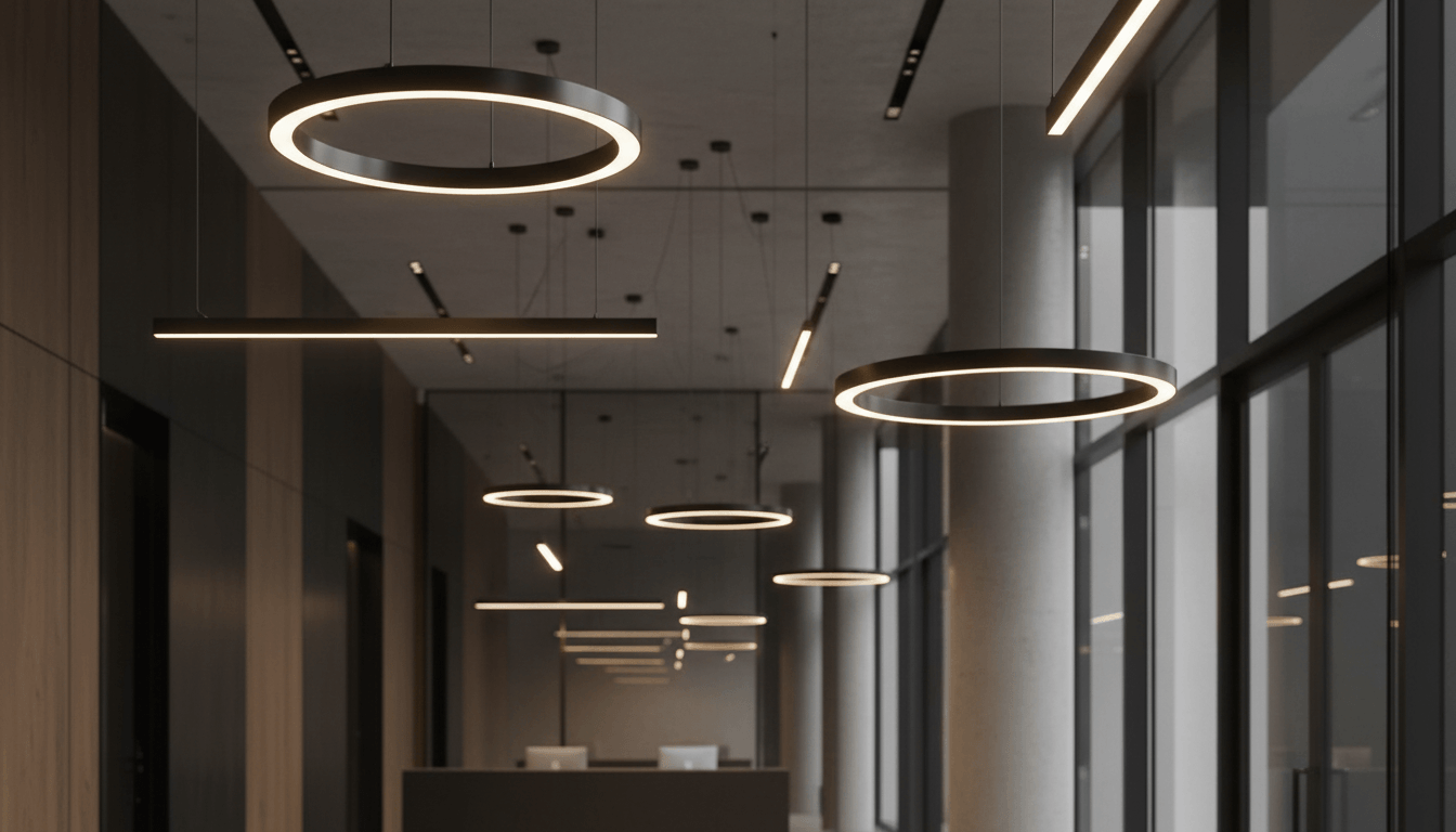 Suspensions lumineuses modernes