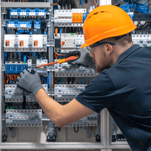 branchement boite électrique